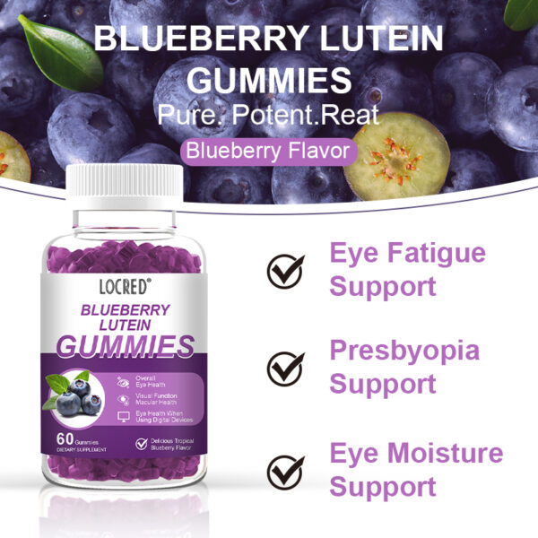 Blueberry Lutein Eye Care Gummies