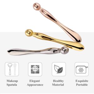 Spatula Puff Applicator & Eye Cream Massager Sticks